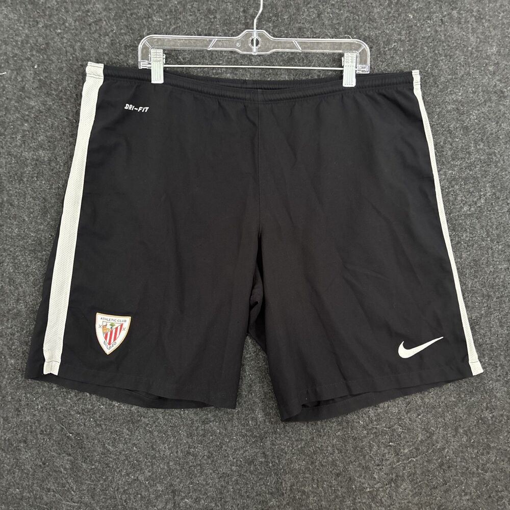Athletic Bilbao Shorts Men's XL Black White Nike Dri-FIT Soccer Training